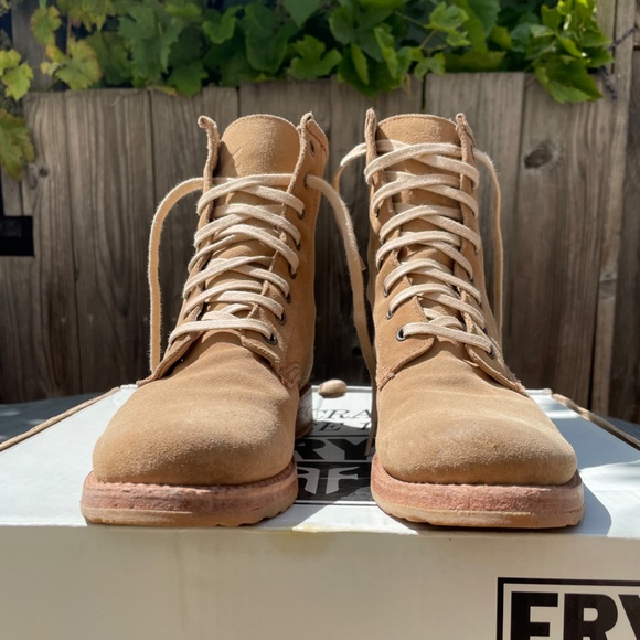 Frye- Veronica Combat Boots- - Picture 1 of 5